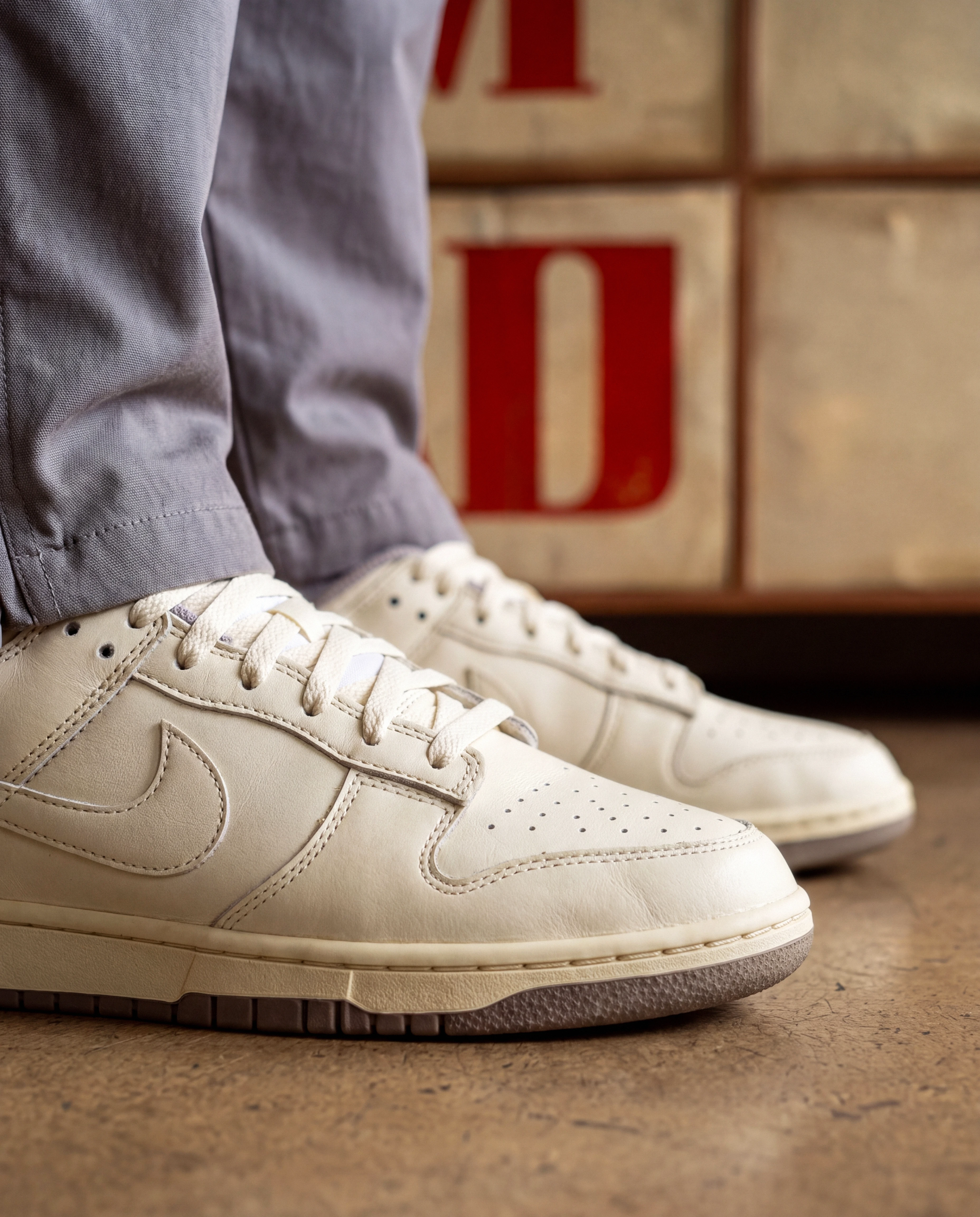 Nike Dunk Low Retro Soft Pearl/College Grey